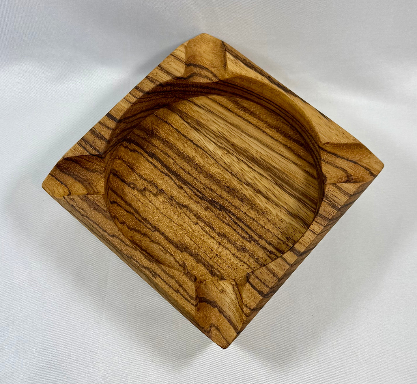 Cigar Ashtray - Zebrawood