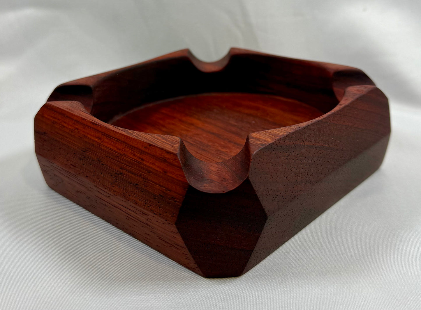Cigar Ashtray - Vivid Red Padauk