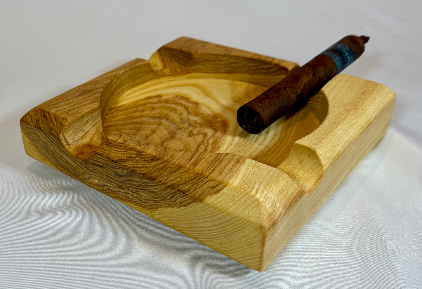 Cigar Ashtray - Ash Wood