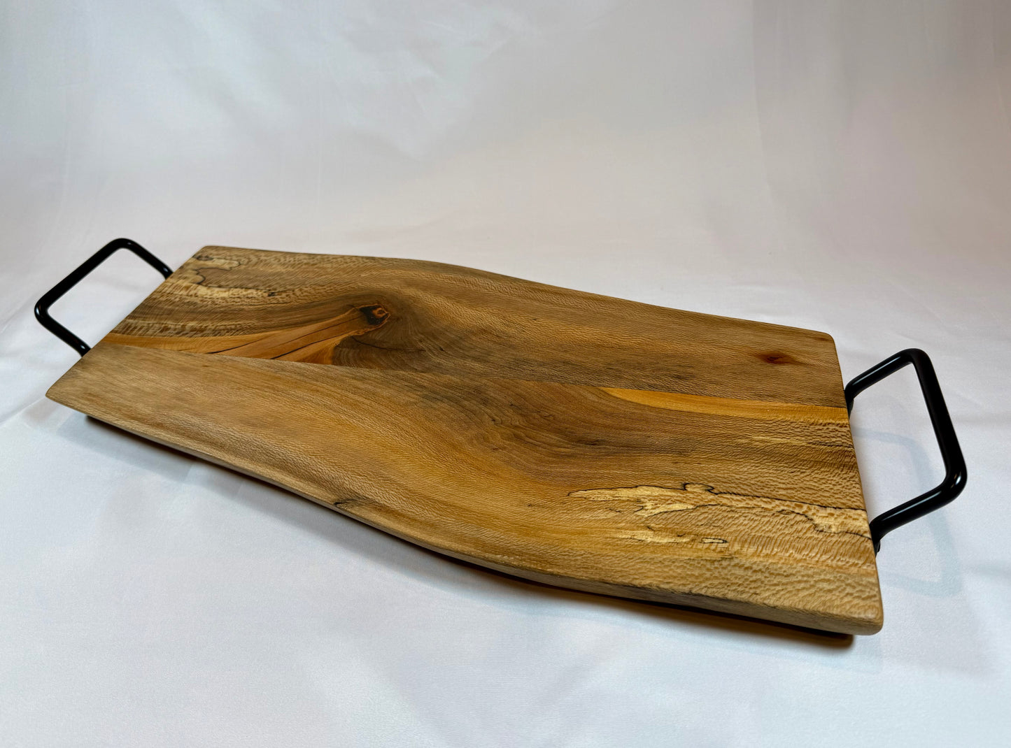 Charcuterie Board/Serving Tray - Spalted Maple 8-10”x19”