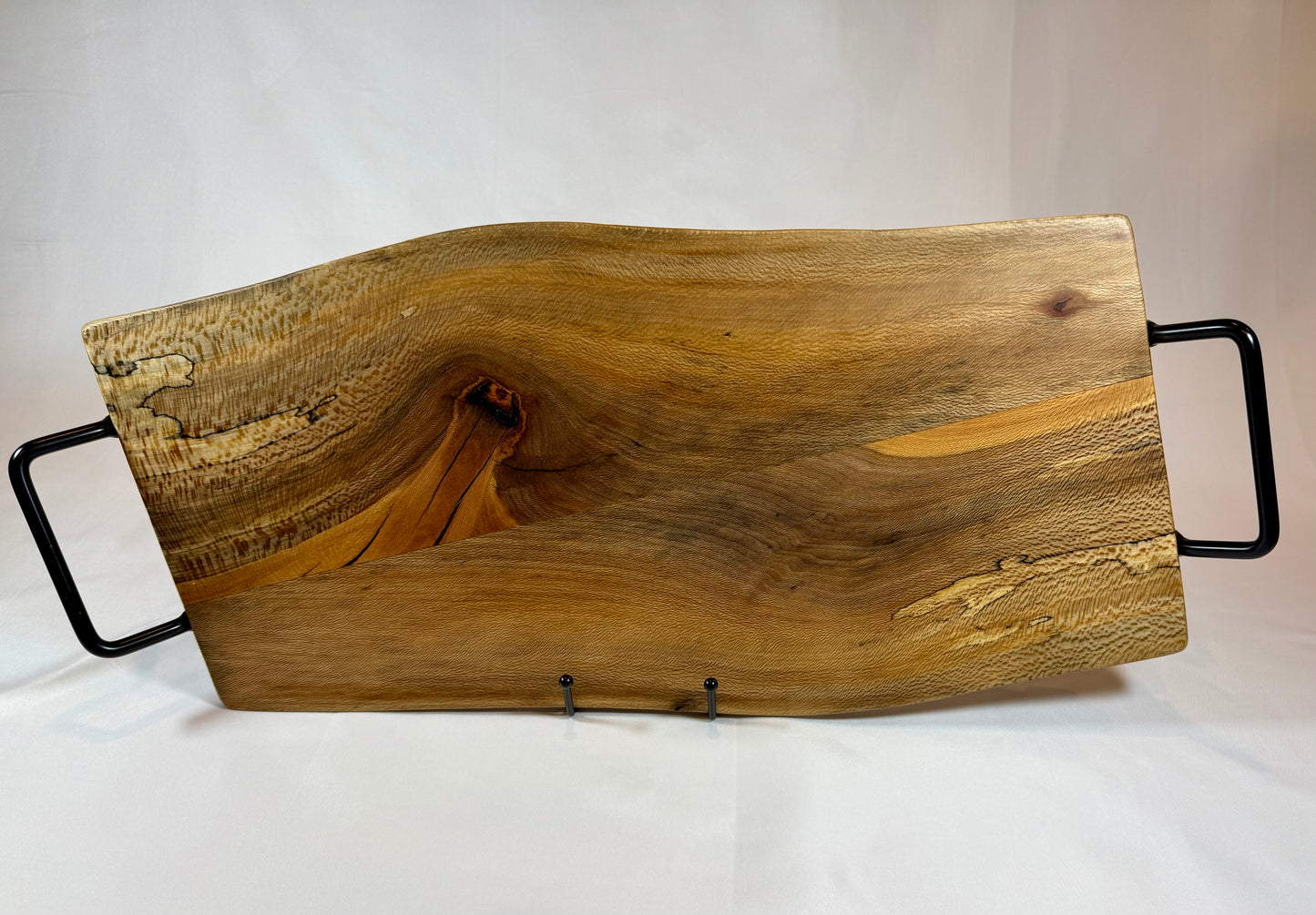 Charcuterie Board/Serving Tray - Spalted Maple 8-10”x19”