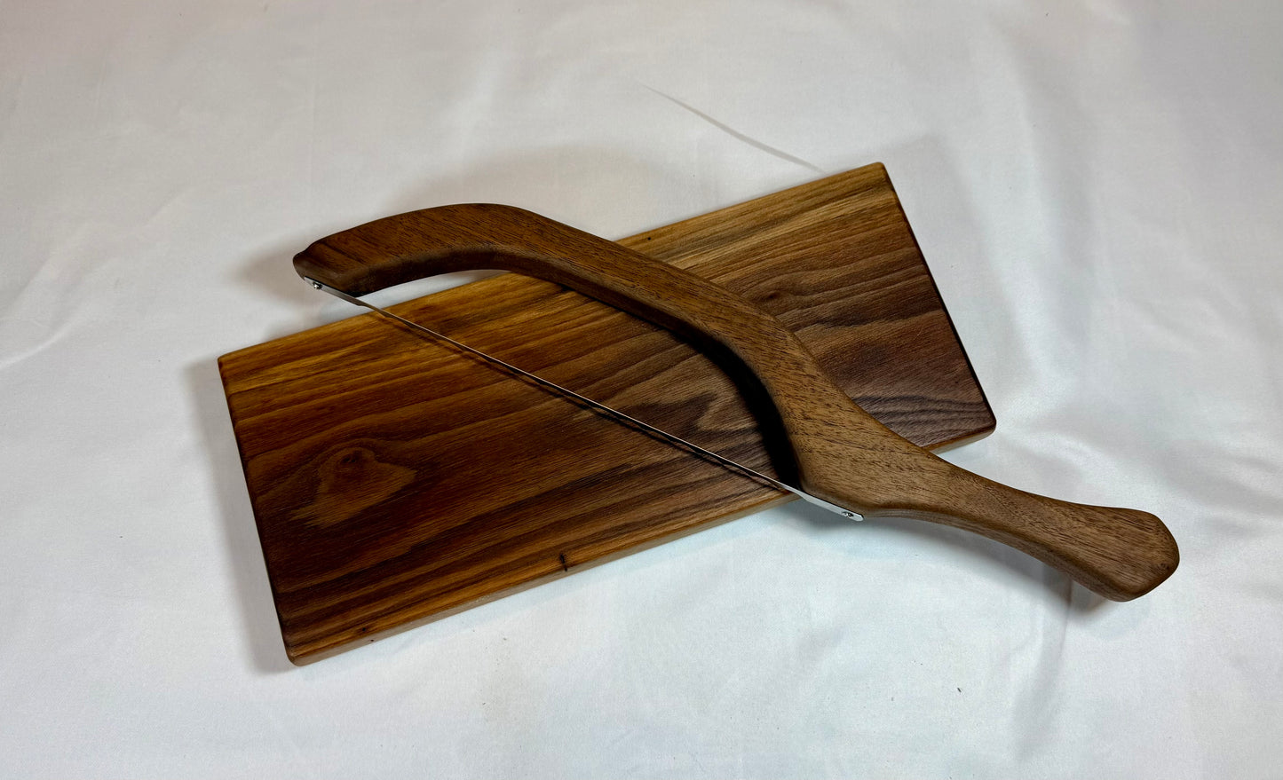 Bread Knife w/ matching board - Walnut