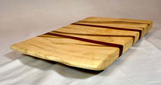 Charcuterie Board - Ambrosia Maple and Red Padauk 8”x13”
