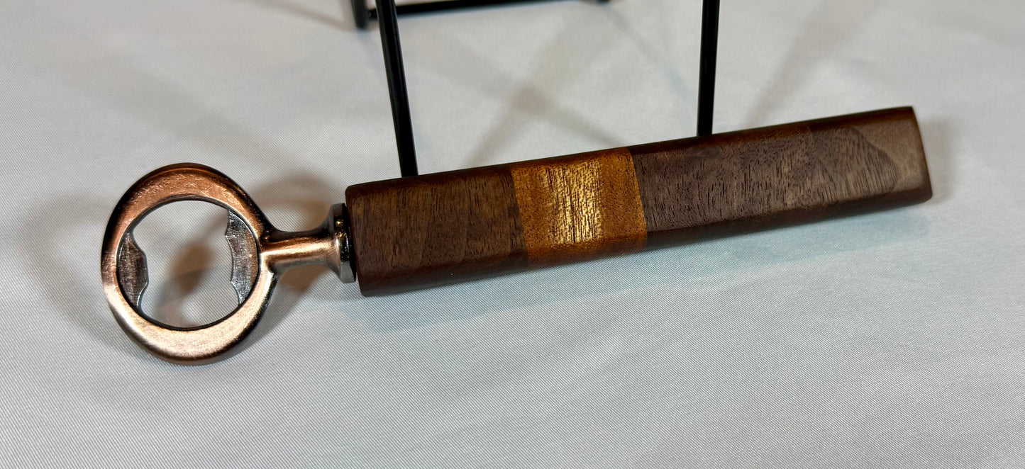 Bottle Opener - Walnut/Mahogany