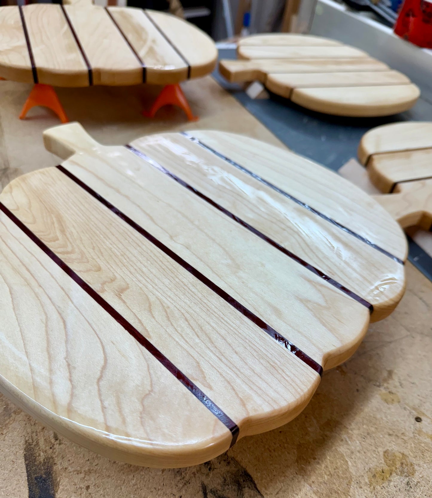 Charcuterie Board and Display tray - pumpkin varieties 12”x12”