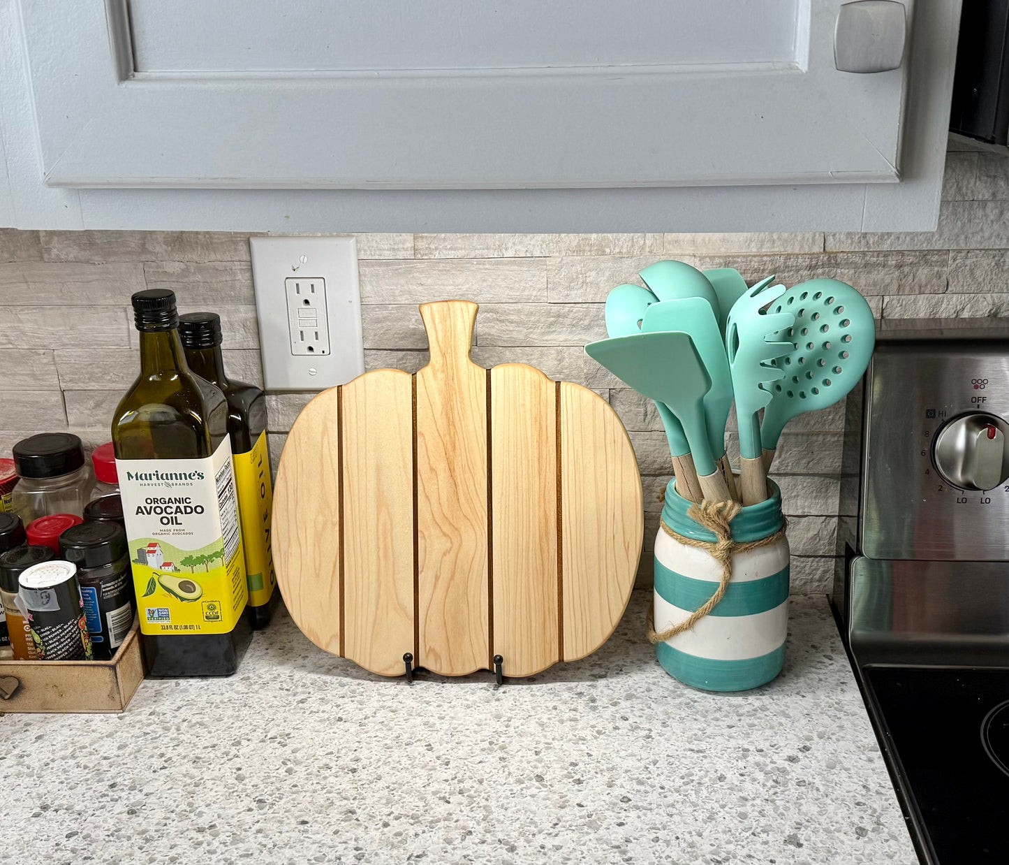 Charcuterie Board and Display tray - pumpkin varieties 12”x12”